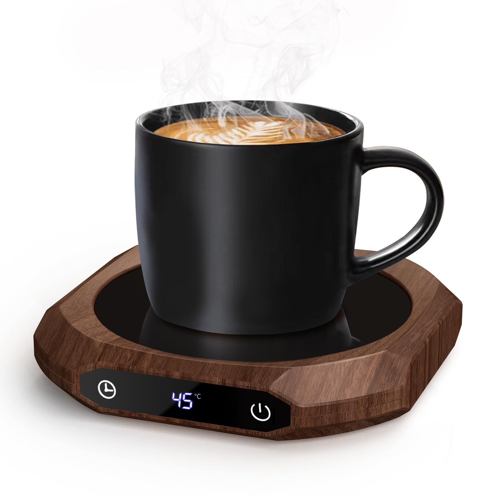 MQUPIN Mug Warmer, Coffee Warmer for Desk with 3 Temperature Settings (55℃/65℃/75℃), Cup Wa... | Amazon (UK)