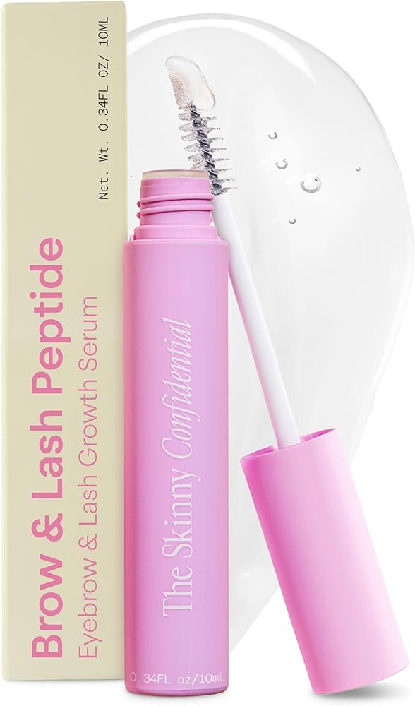 The Skinny Confidential Brow Peptide Eyebrow & Eyelash Styling Serum – Refine Your Brows with A... | Amazon (US)