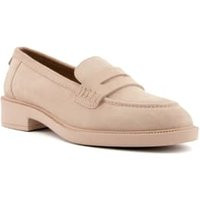 Dune Womens Suede Flat Loafers - 4 - Pink, Pink,Camel | Marks & Spencer (UK)