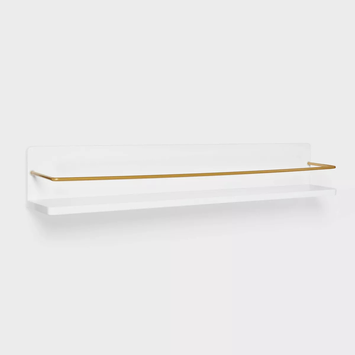 Kids' Wall Shelf White with Gold - Pillowfort™ | Target