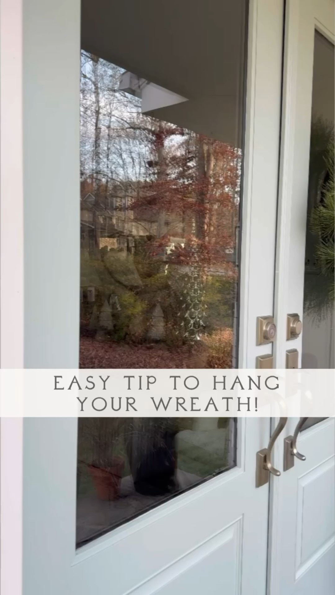 The easiest way to hang a wreath—no nails, no damage 🙌 This clear suction cup wreath hanger sticks right onto glass doors and holds strong, making seasonal decorating quick and stress-free. Simple, reusable, and almost invisible.

#wreathhanger #suctioncuphanger #holidaydecor #seasonaldecor #frontdoordecor #homefinds #eanesinteriors


#LTKHome #LTKSeasonal #LTKFindsUnder50