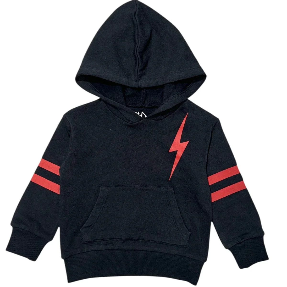 BOLT HOODIE 6 / BLACK | Mini Dreamers 