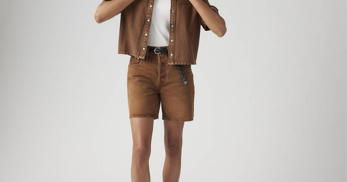 501® Original Fit High Rise Mid-thigh Women's Shorts | Levi's CA