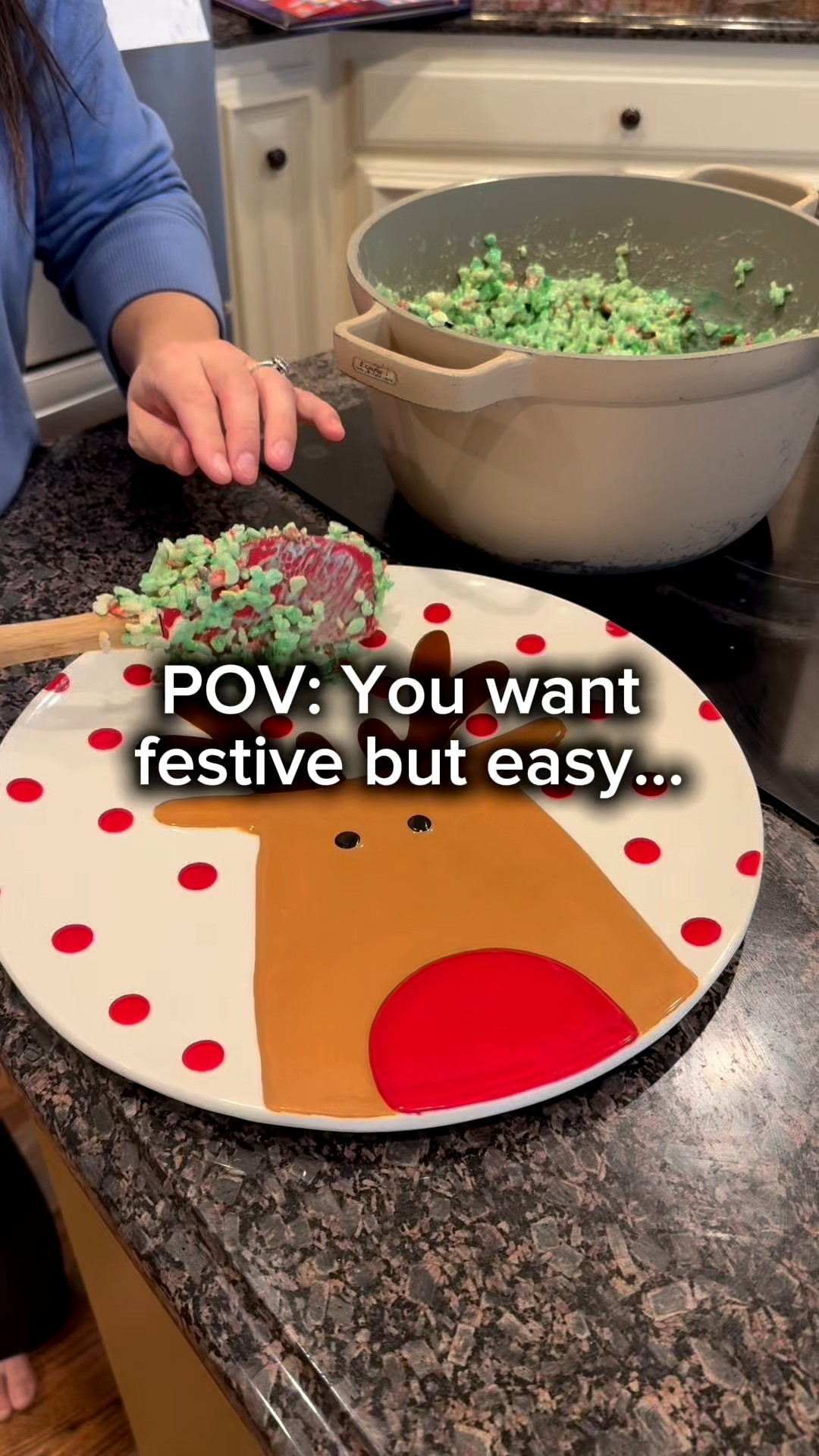 I couldn’t resist turning a classic holiday treat into something a little extra ✨

This edible Rice Krispie wreath is so easy to make, budget-friendly, and honestly the cutest centerpiece or sweet treat for December.

How I made it:
1️⃣ Make a batch of Rice Krispie treats like normal
2️⃣ While they’re still warm, lightly grease your hands and shape the treats into a circle to form a wreath. I used aluminum foil to help shape the wreath so it wouldn’t be so sticky!
3️⃣ Let it set completely
4️⃣ Cut Fruit Roll-Ups into strips and tie them into bows
5️⃣ Press the bows into the wreath to “decorate”

That’s it! Simple, festive, and fun for kids to help with 🎀

Perfect for a holiday party, Christmas movie night, classroom treats, or a fun family baking day without spending a ton.

Save this for later and share it with someone who loves cute holiday food ideas 🎄

Follow @makingfrugalfun for more easy, affordable holiday ideas that look way fancier than they are.

#makingfrugalfun #frugalholidays #holidaytreats #christmasdesserts #easyholidayrecipes #holidaydiy #kidfriendlyrecipes #festivefood #holidaybaking #christmasideas #frugalliving

#LTKfoodie #LTKHome #LTKHoliday