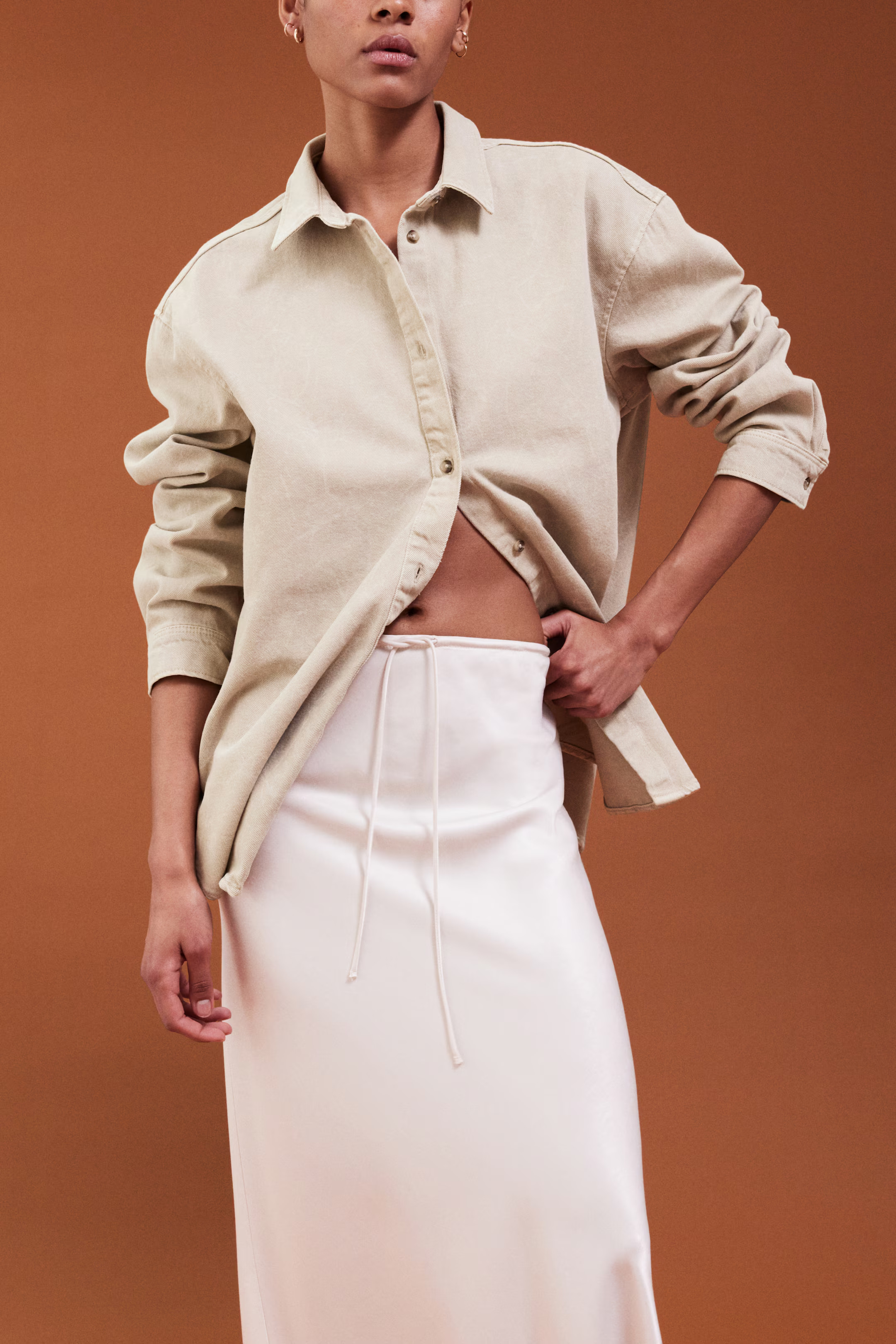 Oversized Denim Shirt | H&M (US + CA)