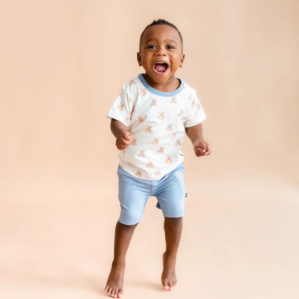 Toddler Basic Tee in Teddy Bear | Kyte Baby