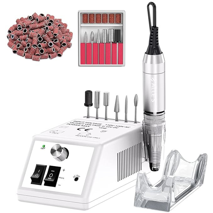 Professional Electric Nail Drill Machine 30000 RPM Efile Buffer Manicure Grinder Tools for Acryli... | Amazon (US)