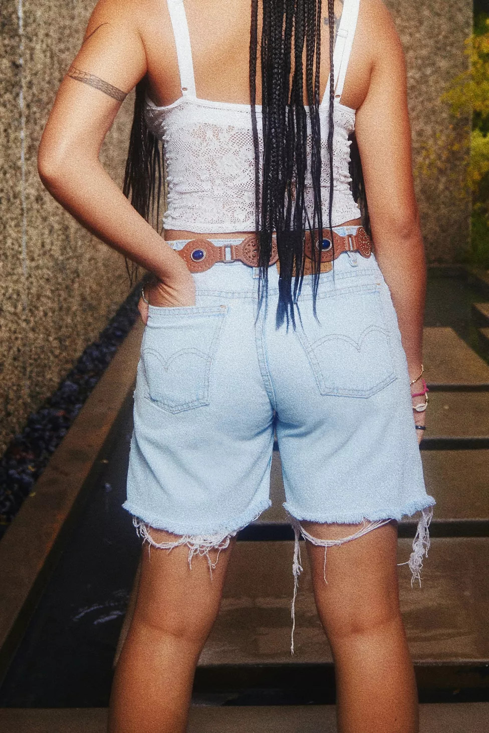 Urban Renewal Remade Levi’s® Longline Short | Urban Outfitters (US and RoW)