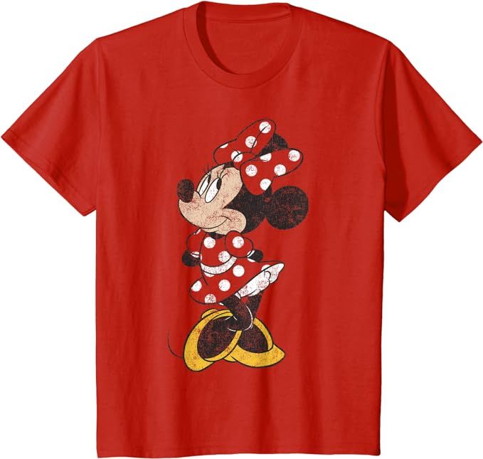 Disney Mickey And Friends Minnie Mouse Simple T-Shirt | Amazon (US)