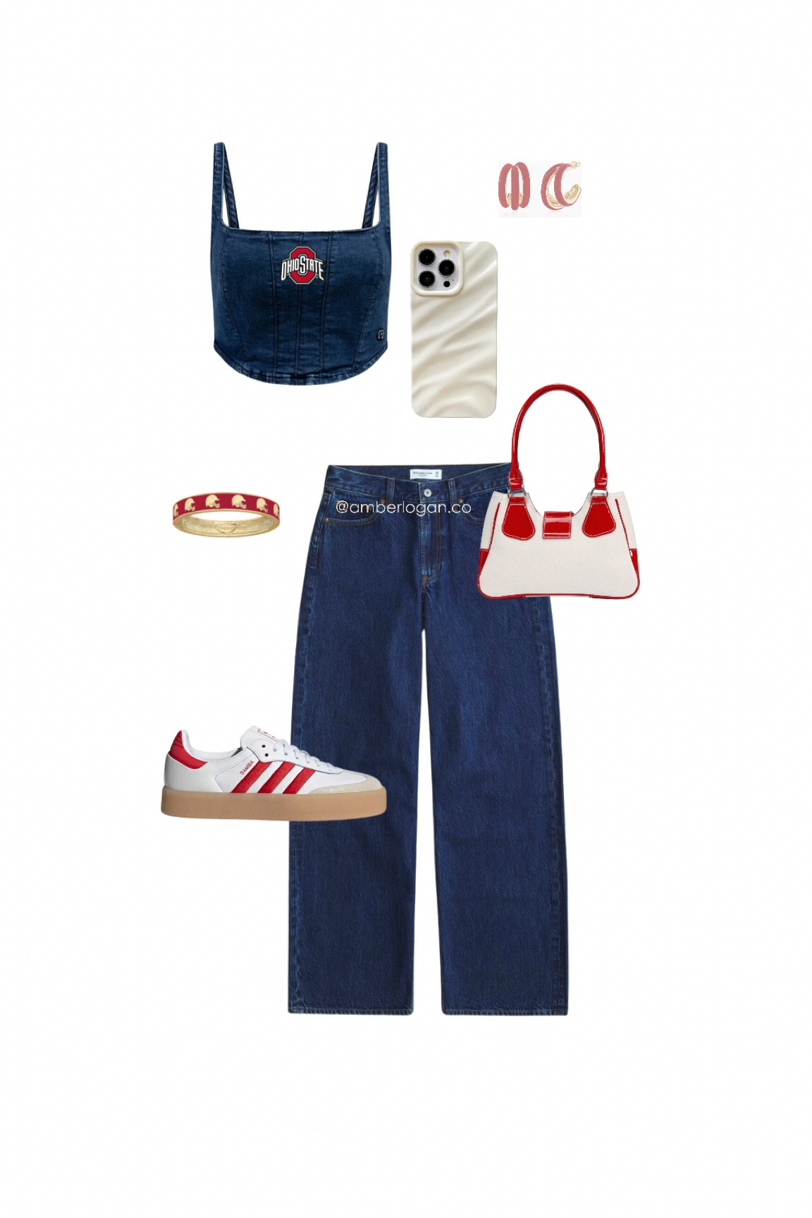 Ohio State football game day outfit idea 

#LTKStyleTip #LTKU