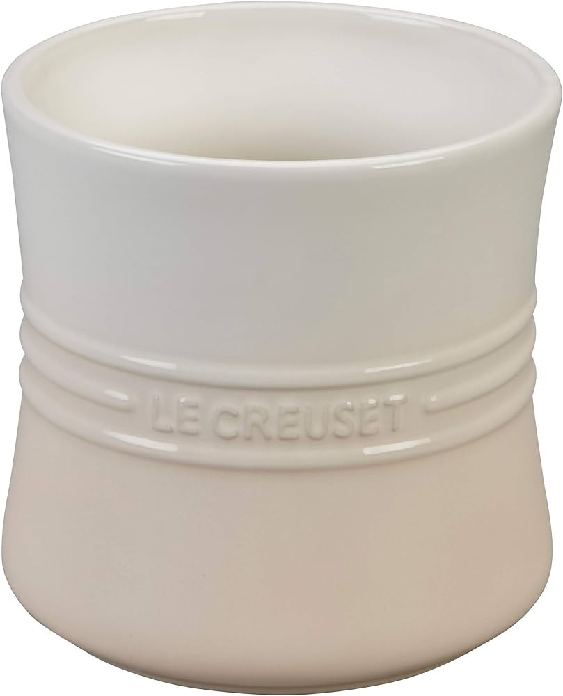 Le Creuset Stoneware Utensil Crock, 2.75 qt., Meringue | Amazon (US)