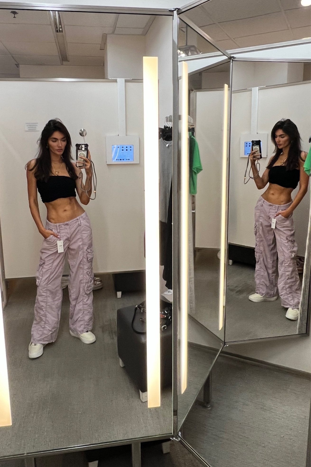 Okay so Nordstrom has BDG now, these cargo pants are y2k and they are LILAC my favorite color! #ltkseasonal #ltkstyletip #ltky2k #under100