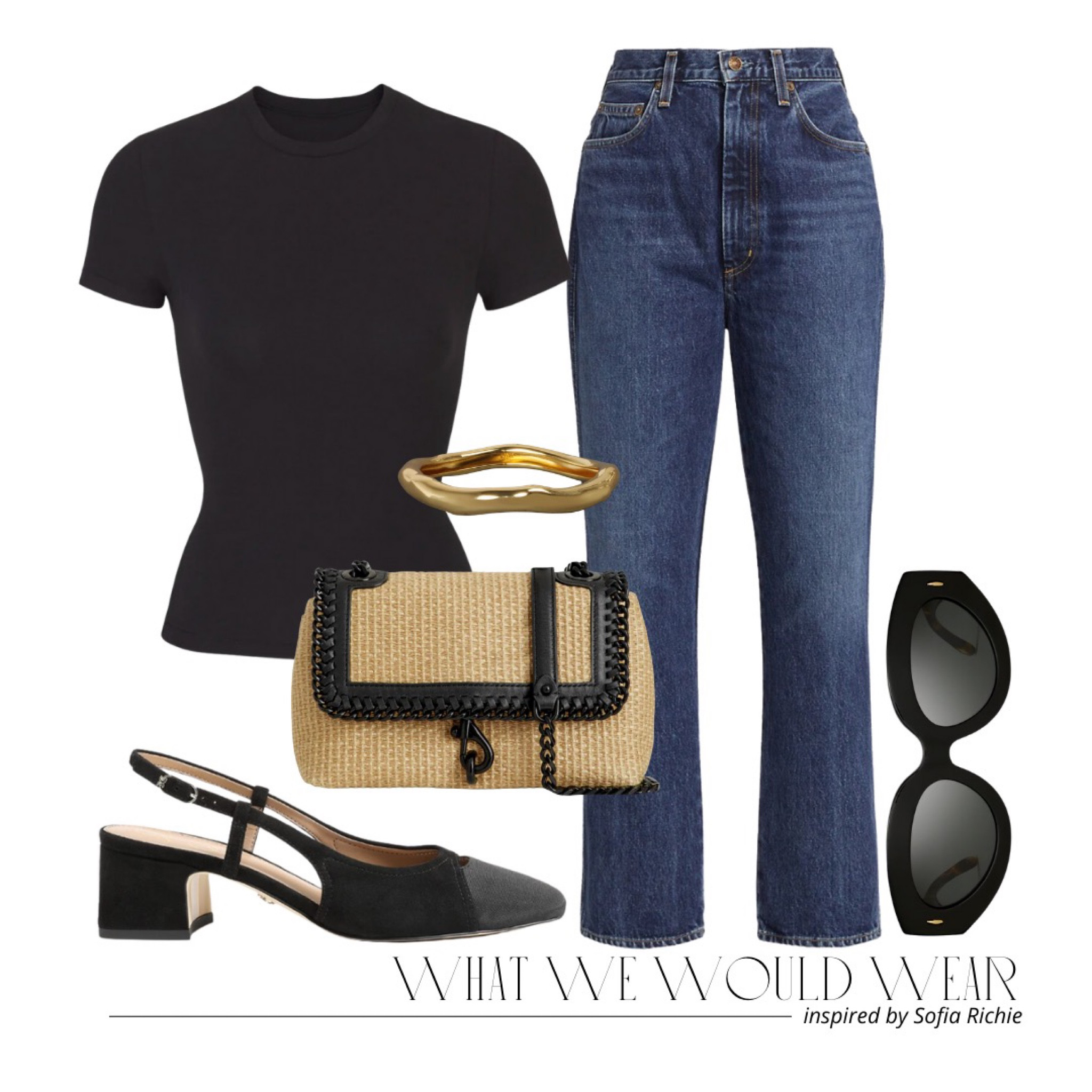 Inspired by Sofia Richie 🖤

Sofia Richie, quiet luxury, sofia Richie wedding, black sling backs, classy outfit 