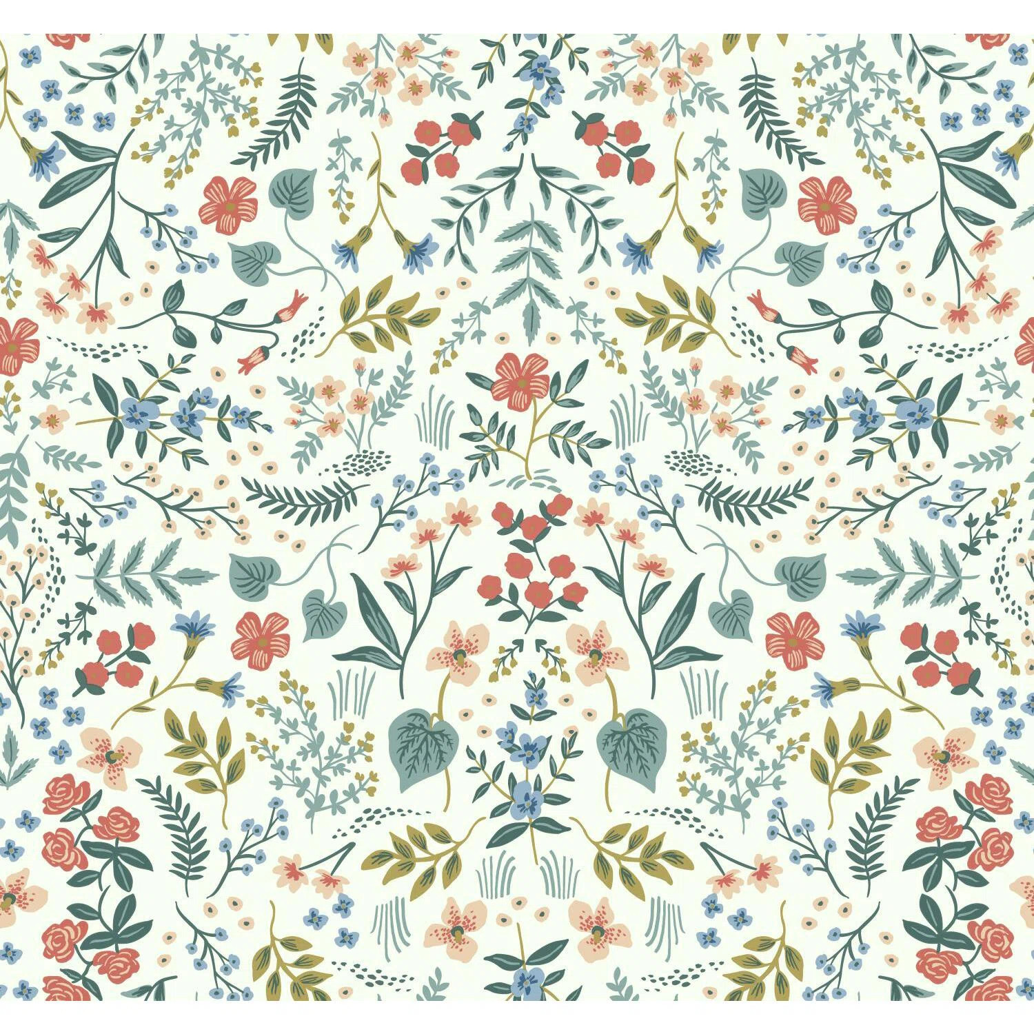 Beige/Coral Wildwood 27' L x 27" W Wallpaper | Wayfair North America