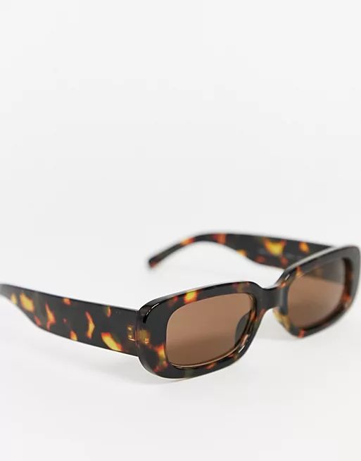 AJ Morgan square sunglasses in tort | ASOS (Global)