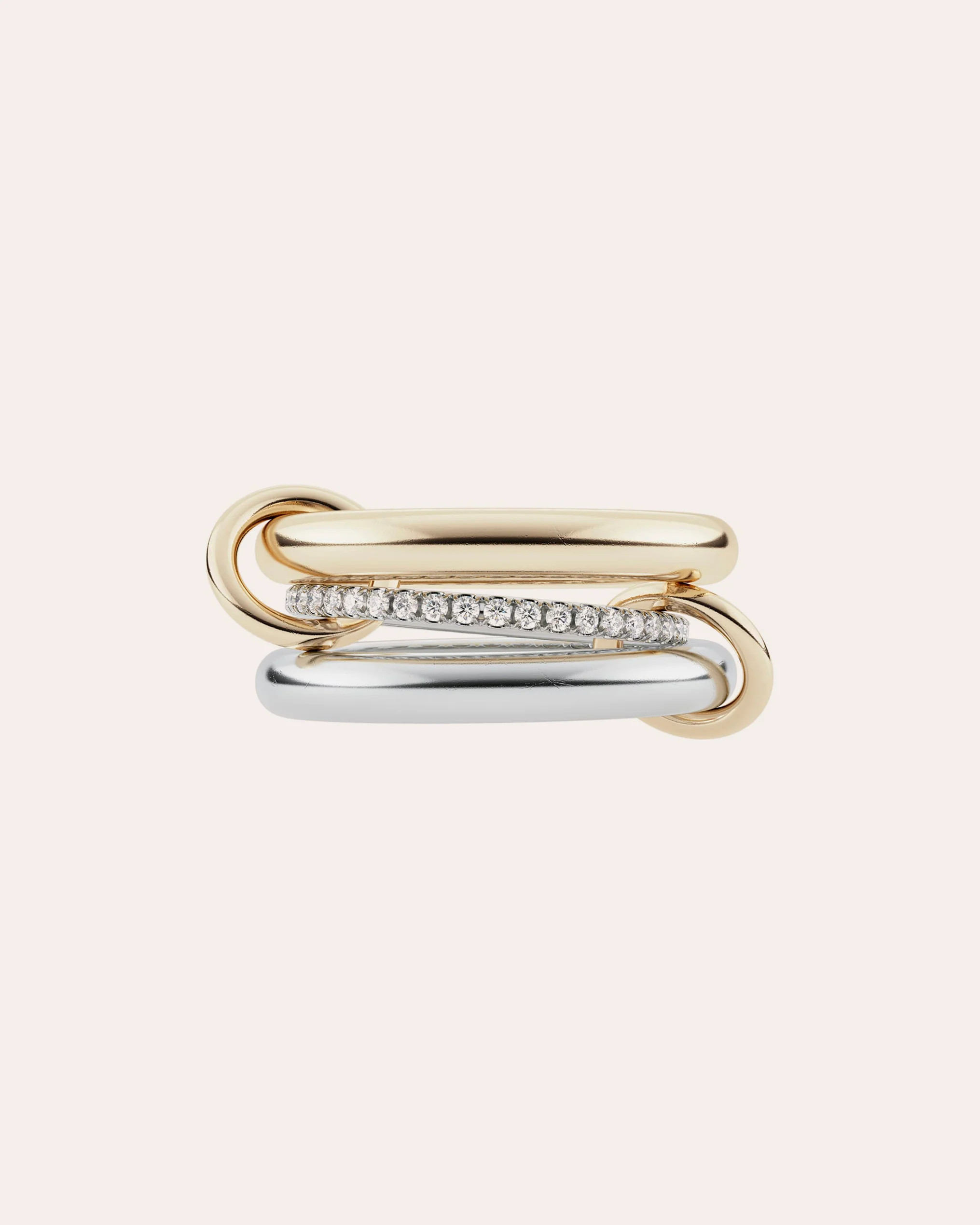 Spinelli Kilcollin Women's Libra SP Stack Ring 18K Gold | Olivela