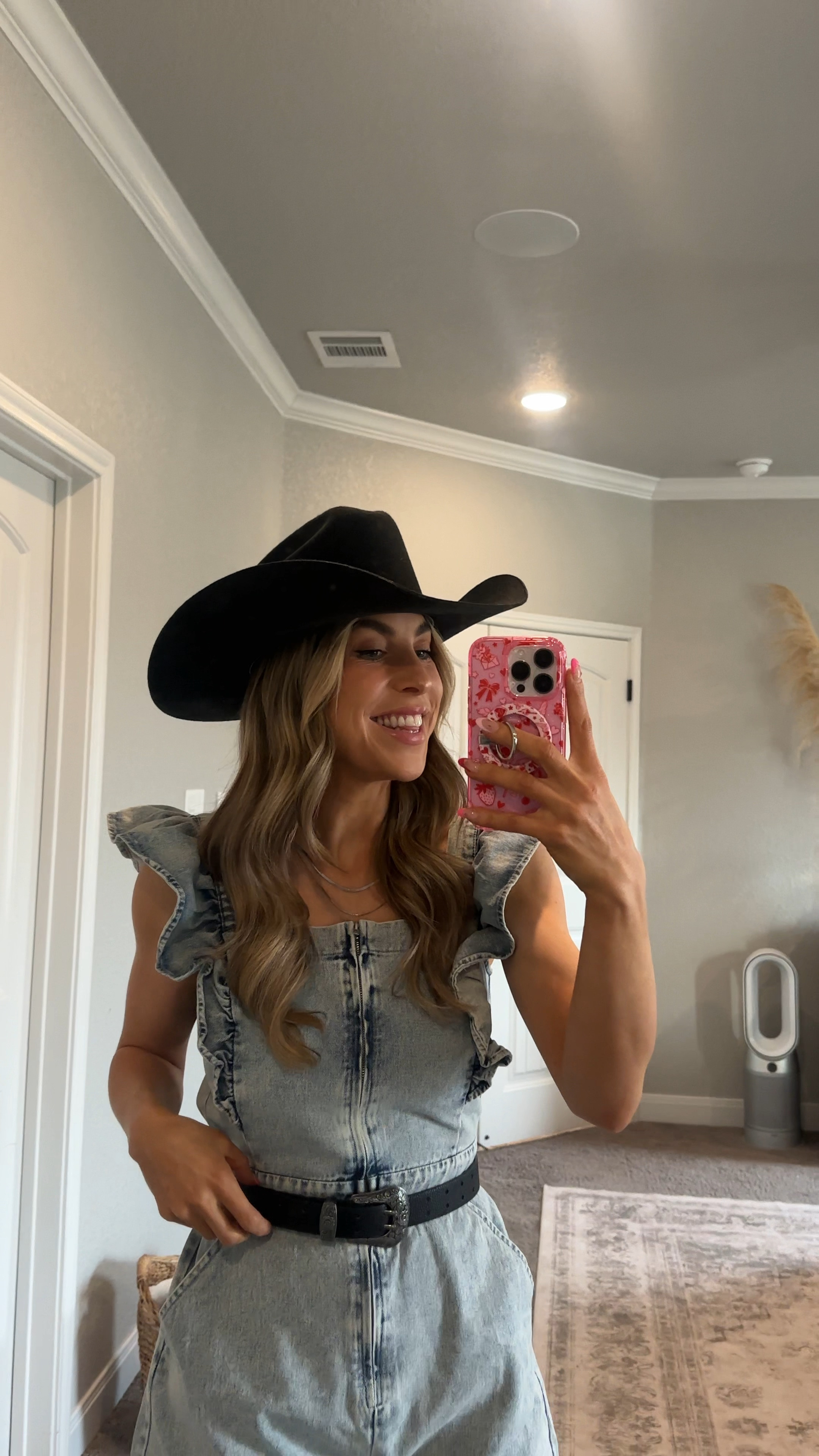 use code BRIT10 for 10% off this cutie romper! rodeo inspo, rodeo outfit idea 🤠 wearing a 6 & 7/8 in my hat and amazon cowboy boots fit true to size!

#LTKFindsUnder50 #LTKFindsUnder100 #LTKSaleAlert