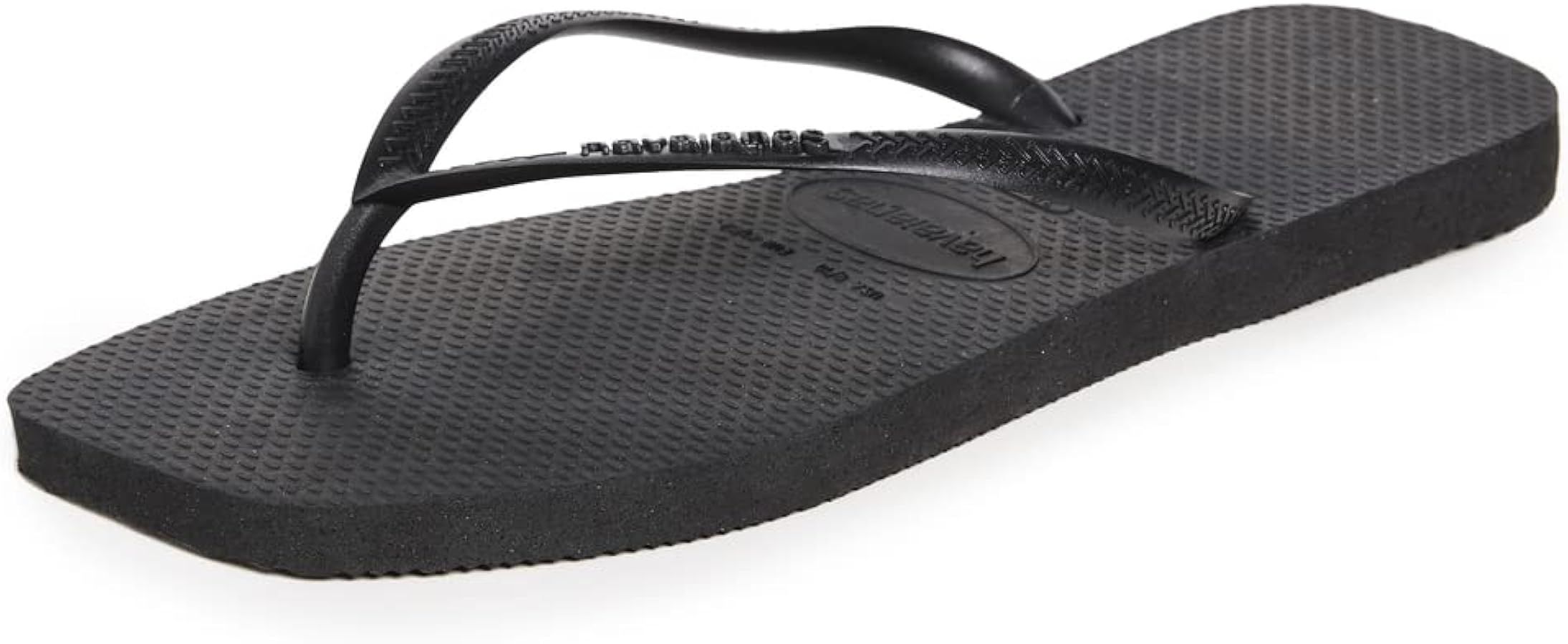 Havaianas Women's Slim Square Solid Flip Flops | Amazon (US)