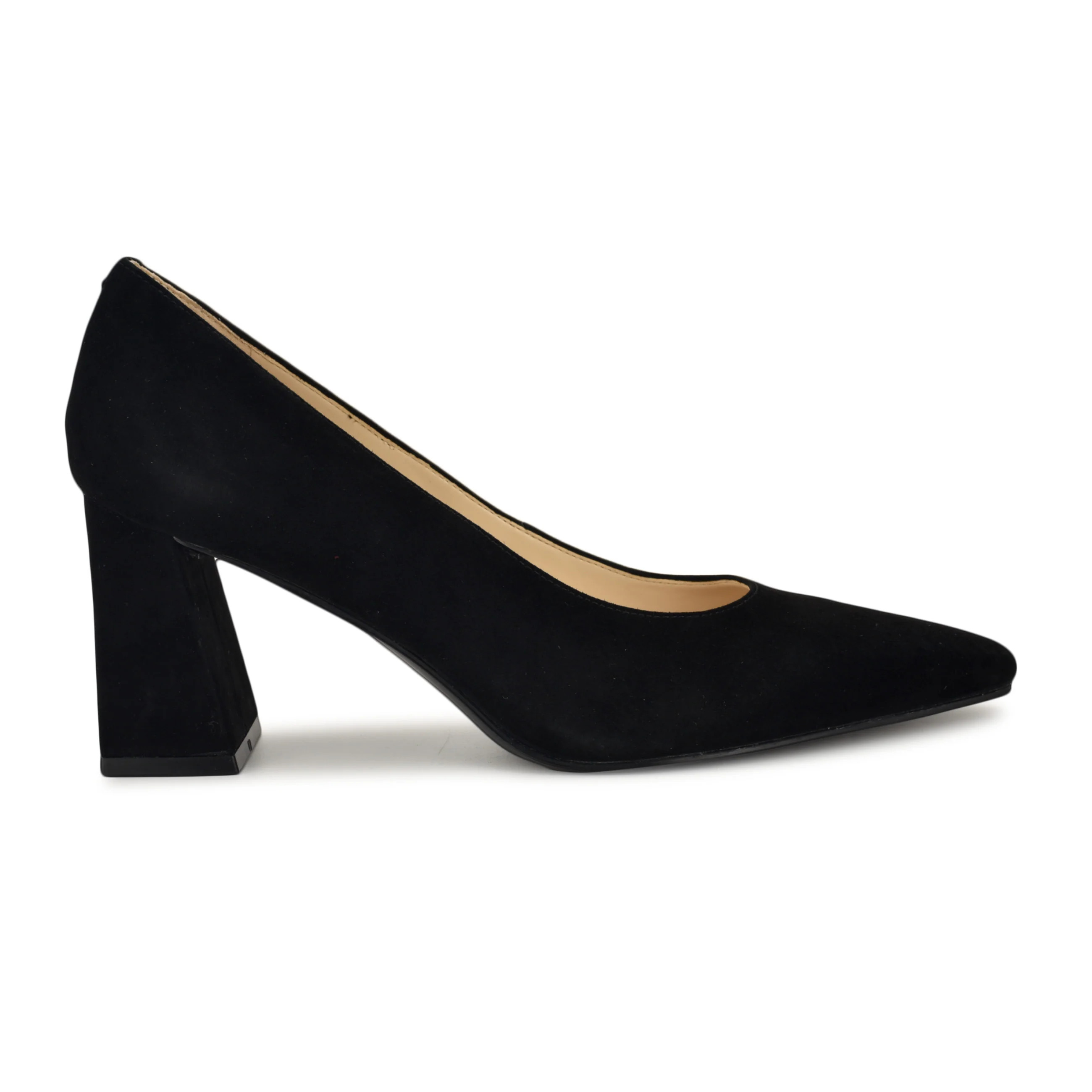 Monda Leather Block Heel Pumps | Nine West (US)