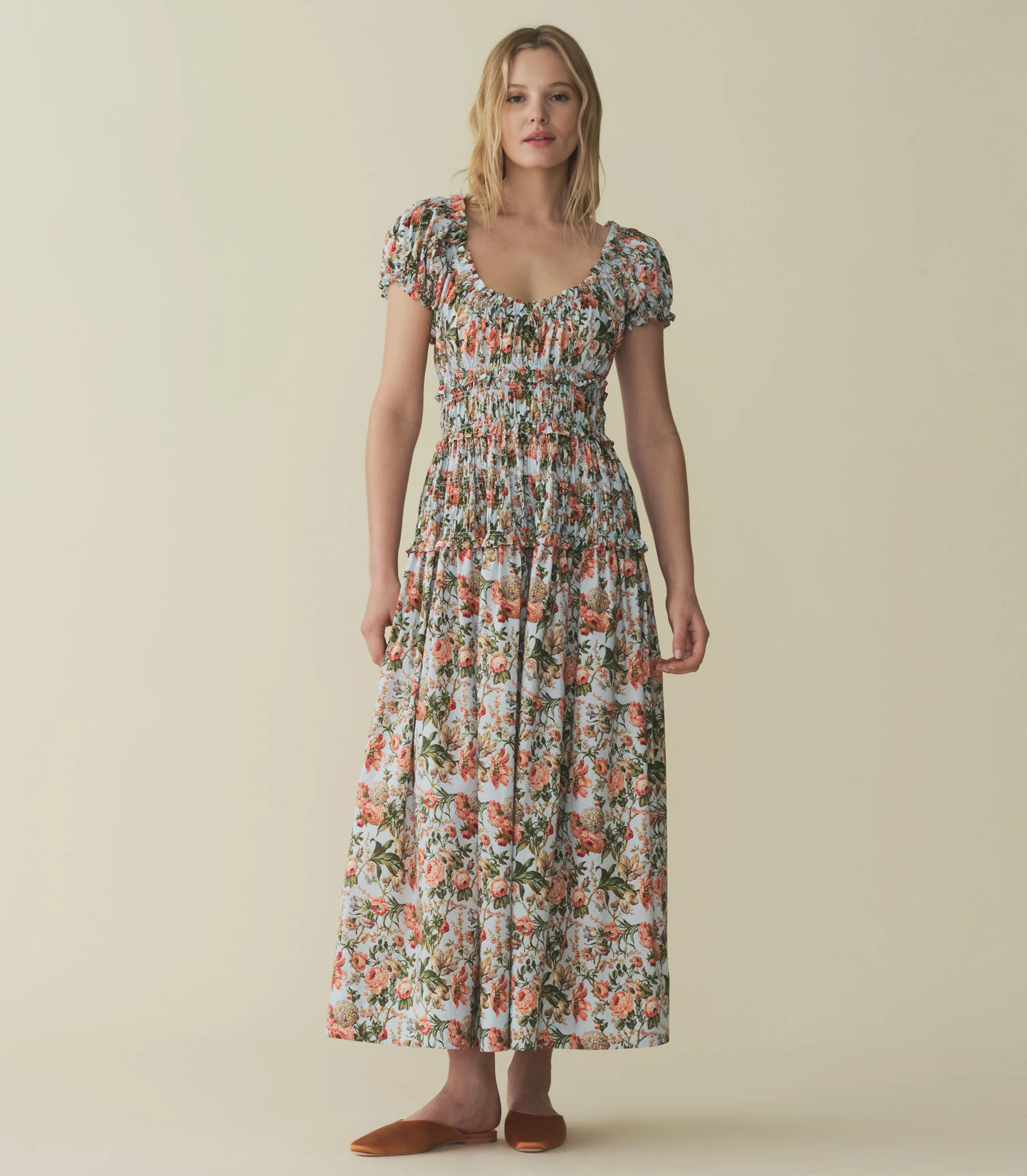 LEANNE DRESS -- CALICO GARDEN | DOEN