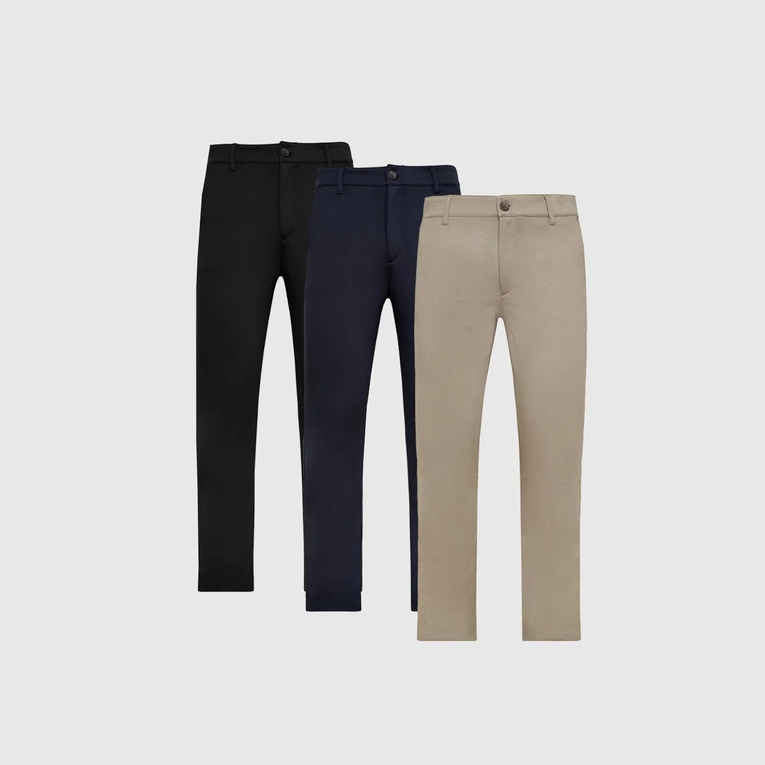 Neutral Slim Comfort Knit Chino Pant 3-Pack | True Classic