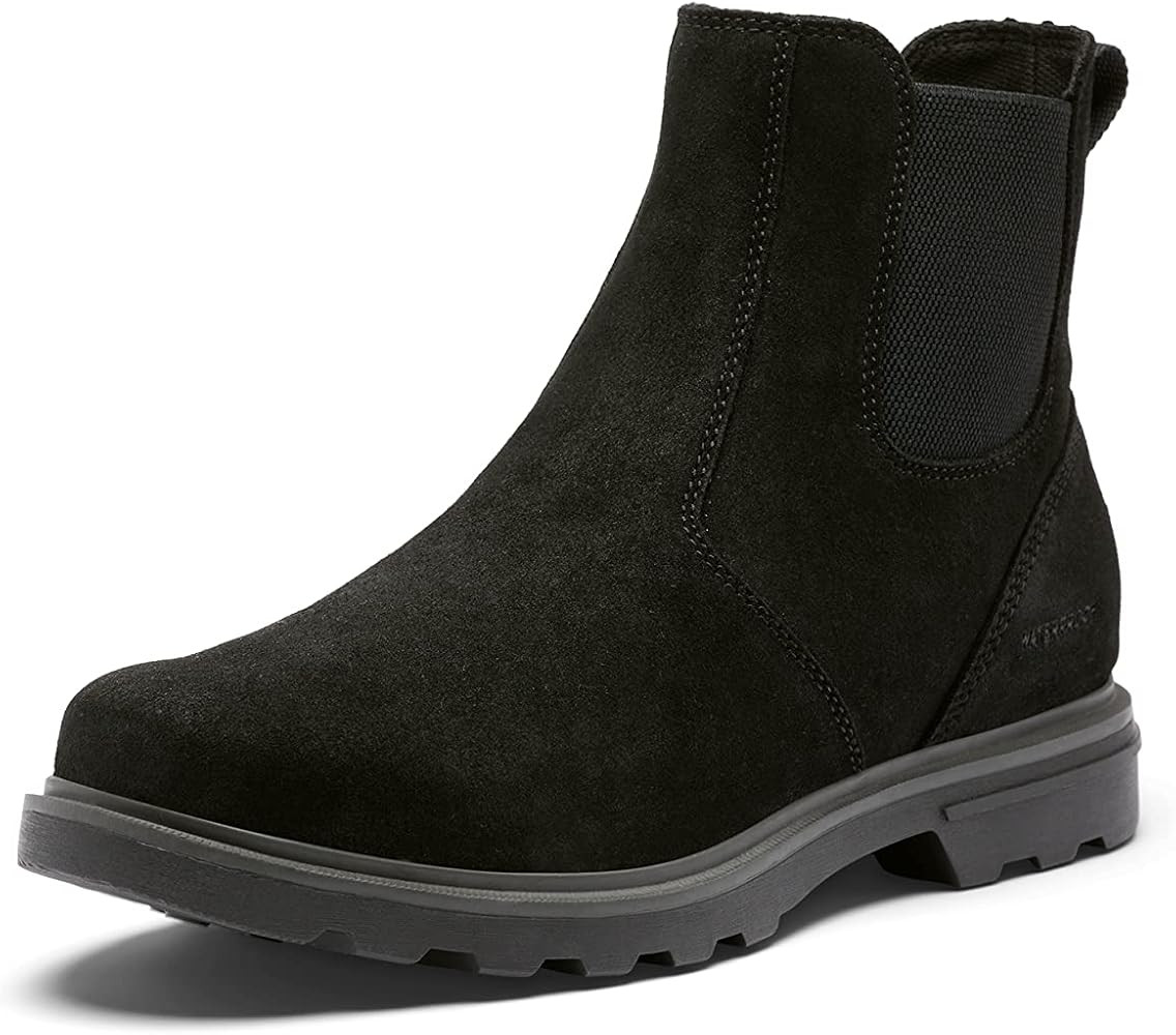Amazon.com | Sorel Men's Carson Chelsea Waterproof Boot - Black, Jet - Size 7 | Chelsea | Amazon (US)