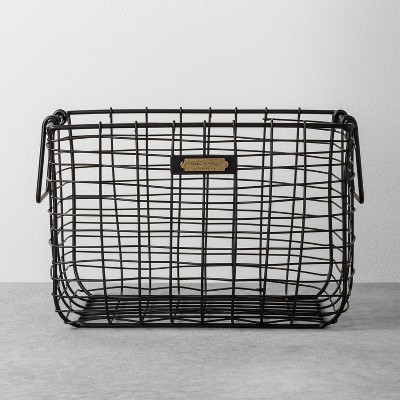 Wire Bin Black - Hearth & Hand™ with Magnolia | Target