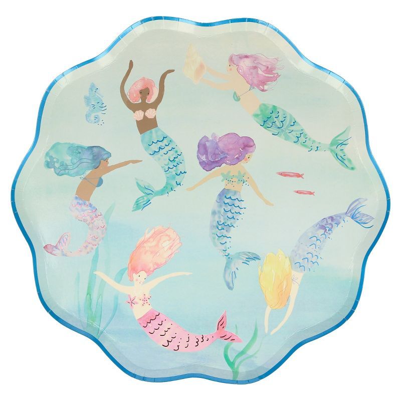 Meri Meri Mermaids Swimming Plates | Target