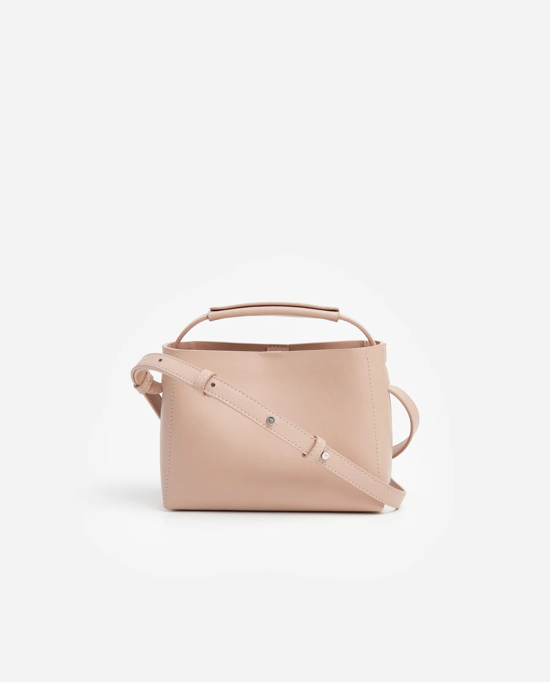 Hedda Mini Handbag Leather Rose | Flattered
