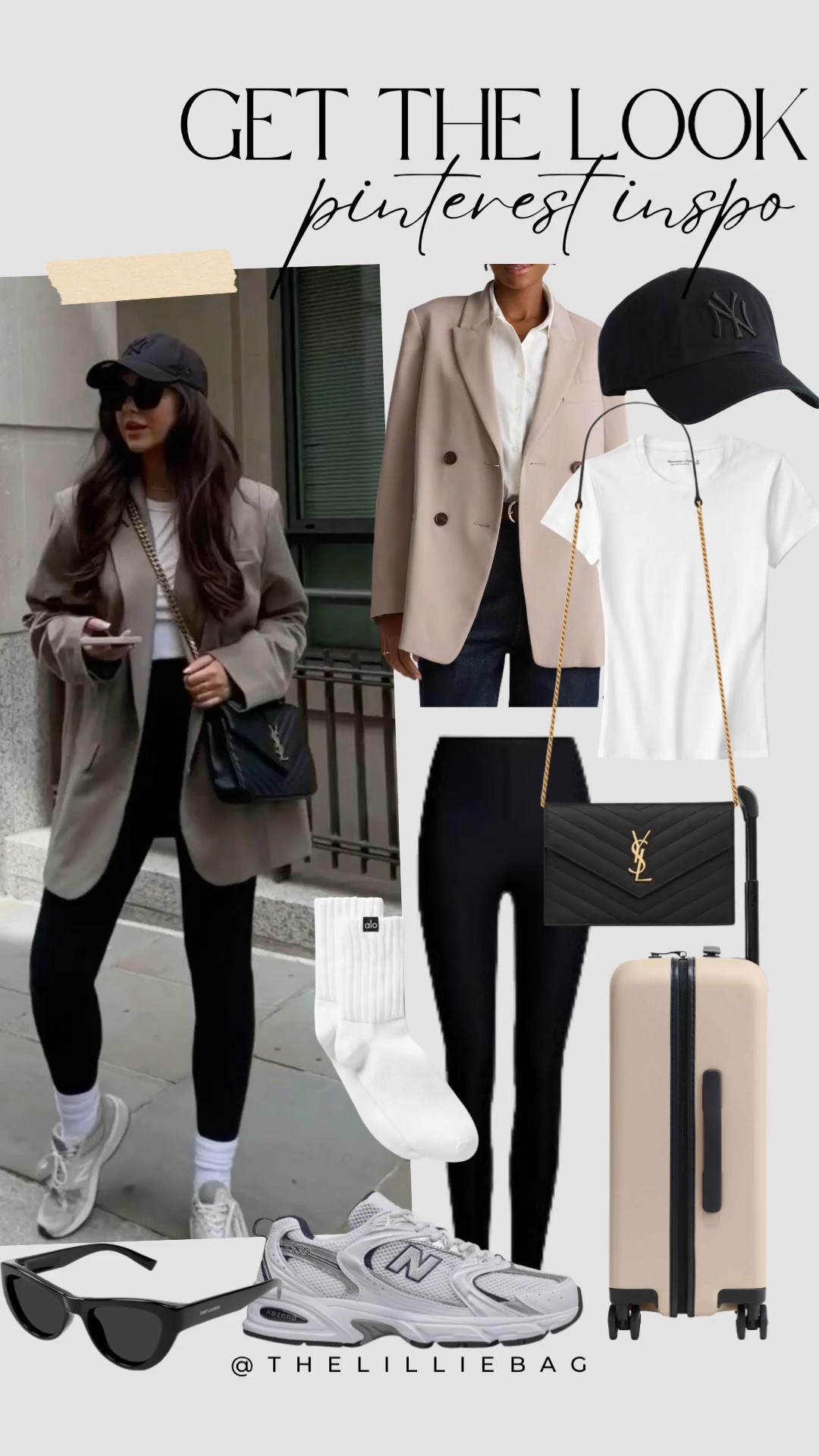 Pinterest inspo: blazer casual travel style! 

Luxe. Travel outfit. Travel. Luggage. Blazer. Winter outfit.

#LTKTravel #LTKOver40 #LTKootd