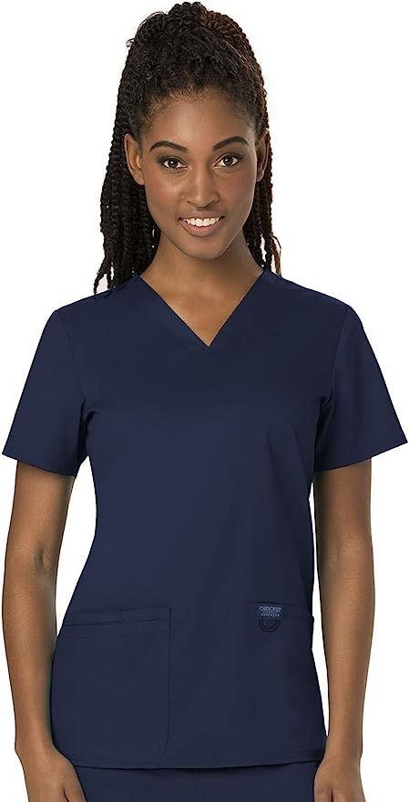 Cherokee Workwear Revolution Women's V-Neck Scrub Top | Amazon (US)