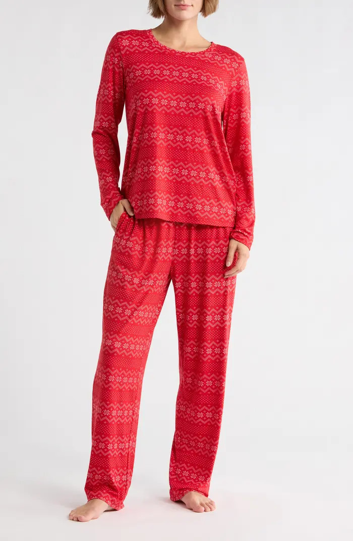 Matching Family Print Long Pajamas | Nordstrom Rack