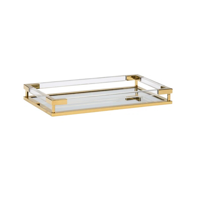 Acrylic Handle Vanity Tray | Wayfair Professional