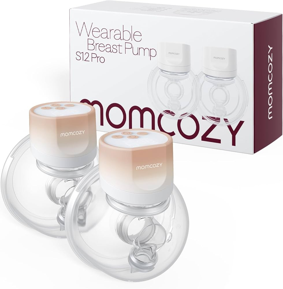 Momcozy Hands-Free Breast Pump Wearable S12 Pro, Double Wireless Pump with Comfortable Double-Sea... | Amazon (US)