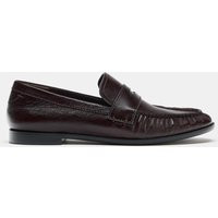 Zara - Leather Loafers - Brown - 6 - Woman | Zara US