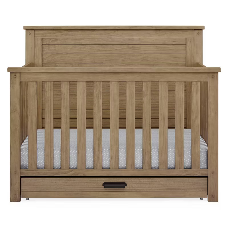 Simmons Kids' Caden 6-in-1 Convertible Crib with Trundle Drawer | Target