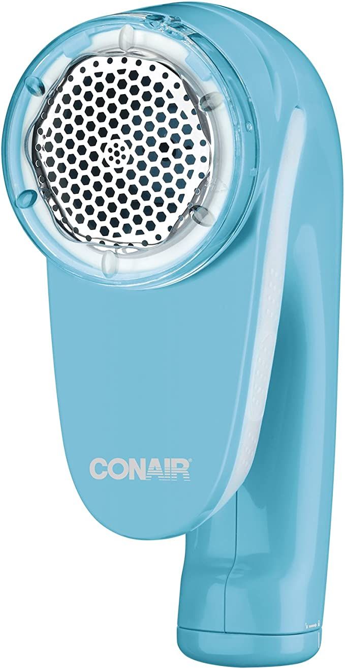 Conair Portable Fabric Shaver, Battery Operated Fuzz Remover and Lint Remover, Blue | Amazon (US)
