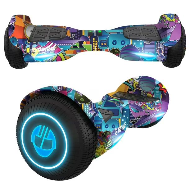 Gotrax Edge Hoverboard for Kids Adults, 6.5" Tires 6.2mph & 2.5 Miles Self Balancing Scooter, Gal... | Walmart (US)