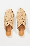 Pilcro Woven Leather Flat | Anthropologie (US)