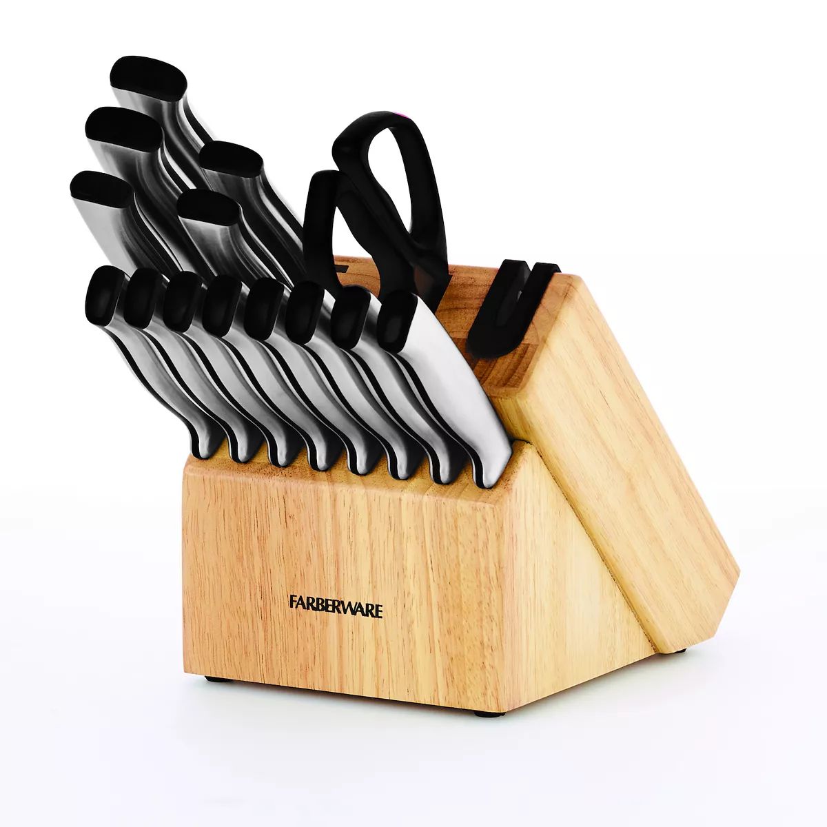 Farberware® Edgekeeper 15-pc. Knife Block Set with Built-In Sharpener | Kohl's
