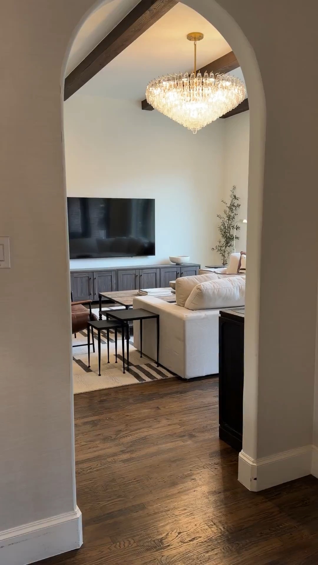 Living room design ideas you won’t regret later
Keeping it neutral with warm wood, leather, and soft textures makes it feel both modern and classic
Exact items are linked

#LTKHome #LTKSeasonal