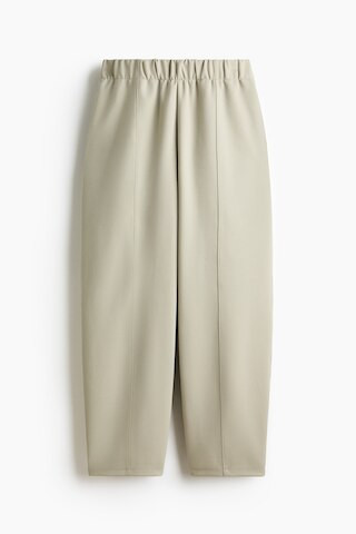 H & M - Barrel-Leg Ponte Pants - Beige | H&M (US + CA)