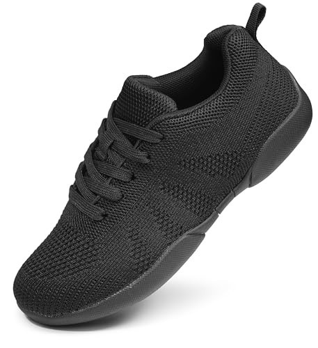 Sooneeya Cheer Shoes Girls Cheerleading Shoes Black Size 4.5 M US Big Kid | Amazon (US)