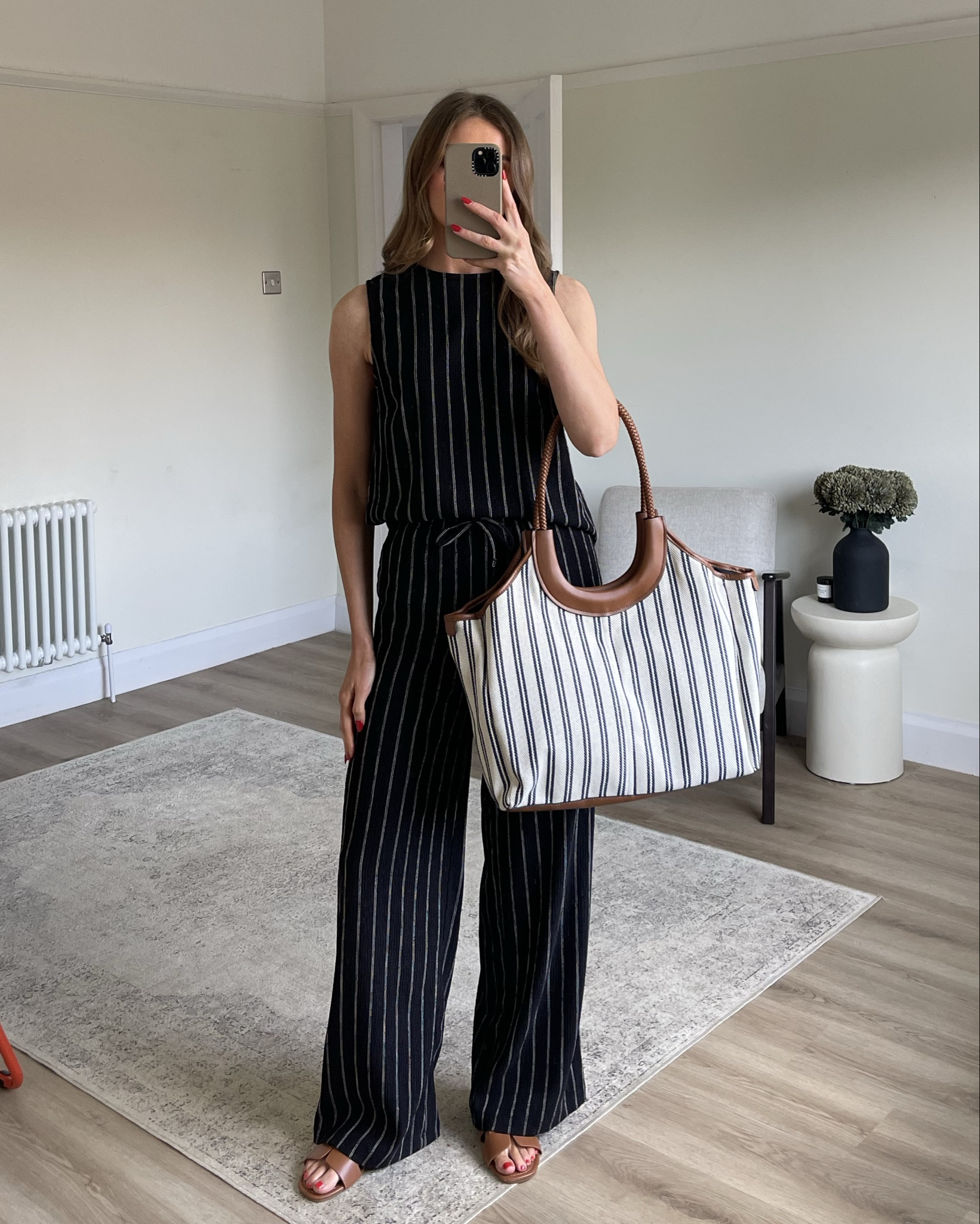 Holiday outfit ideas
From Matalan
Wearing a size 10 in the striped vest and a size 8 in the matching trousers 
I’m 5ft 6
Striped tote bag
Tan sandals 

#LTKsummer #LTKuk