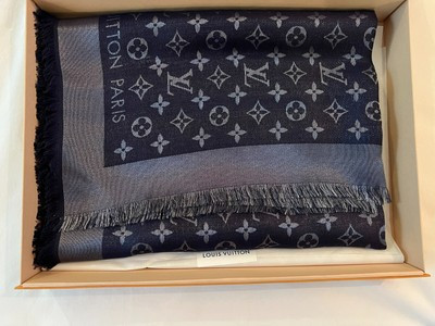 Original Louis Vuitton MONOGRAM SHINE  SHAWL NEW/W/Tags Color Black  | eBay | eBay US