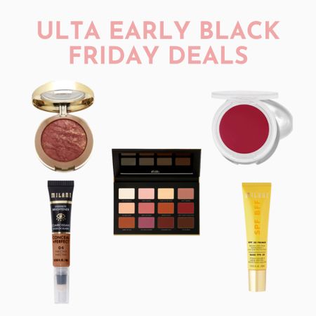 There are a lot of Milani products on sale during Ulta’s early Black Friday deals. The blush I use is on sale and other products like primers, eyeliners, setting sprays and more.

#LTKbeauty #LTKsalealert #LTKHoliday