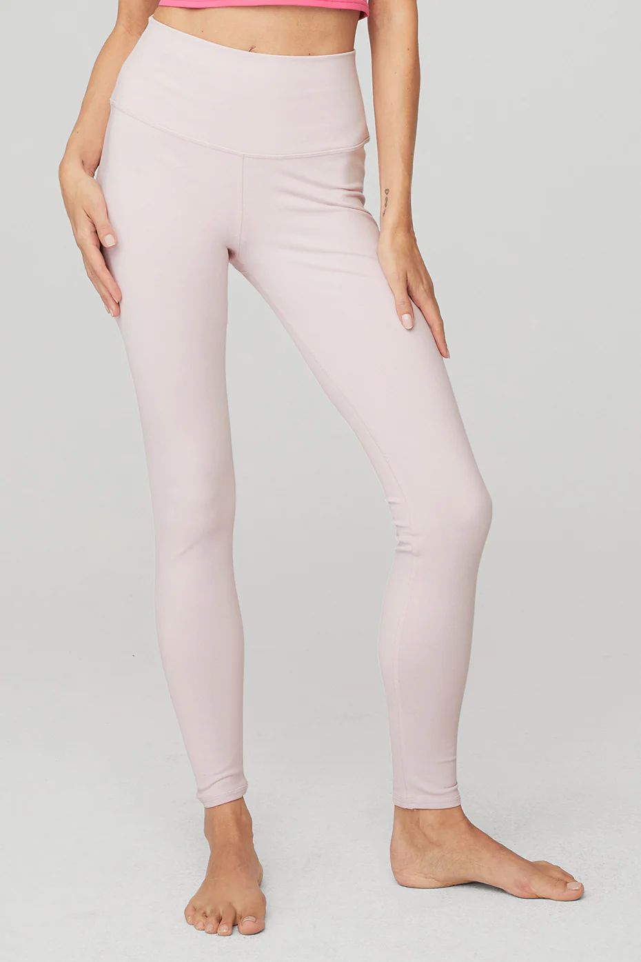 Alo YogaÂ® | High-Waist Airbrush Legging in Pink Sugar, Size: Large | Alo Yoga