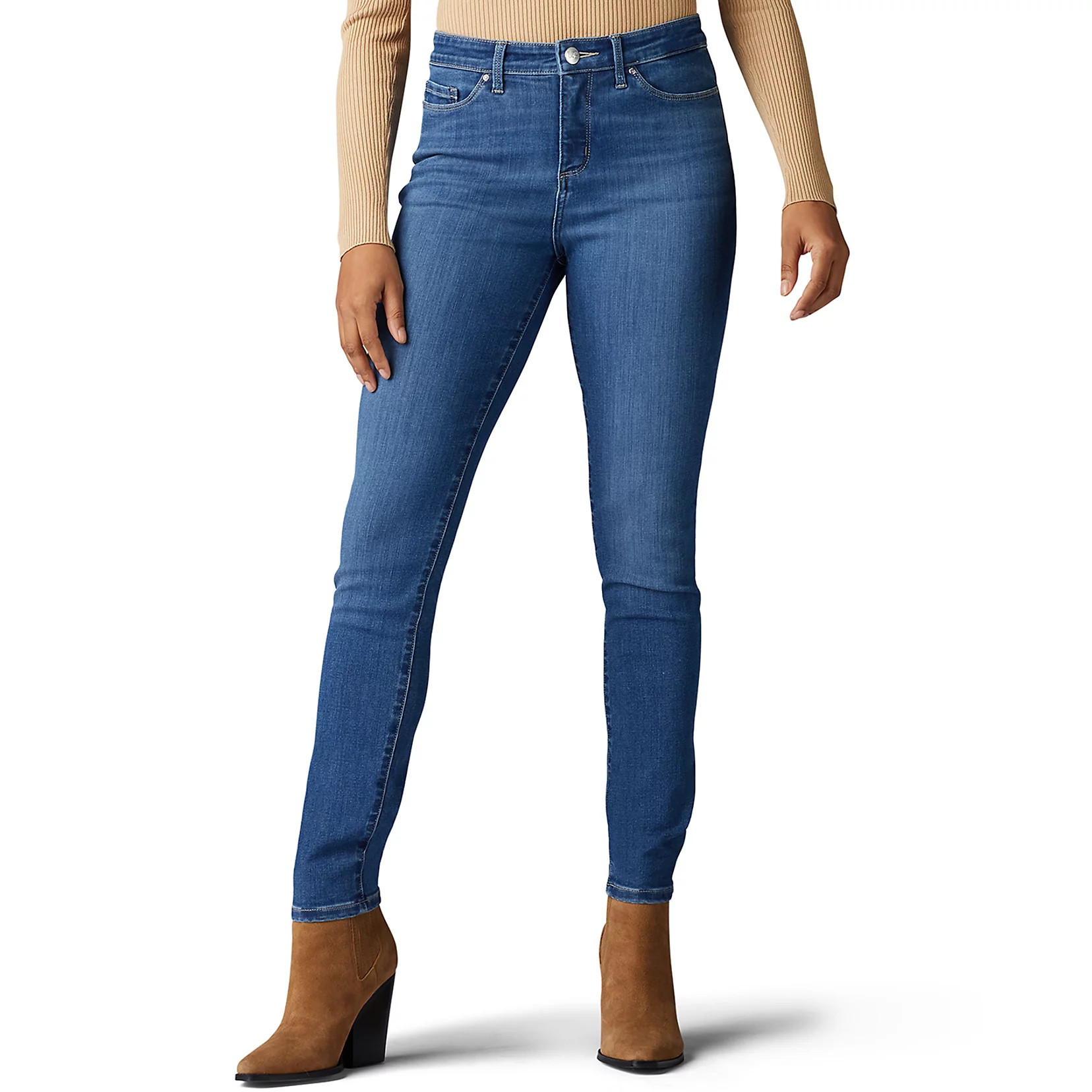 Petite Lee Sculpting Skinny Leg Jean | Kohl's