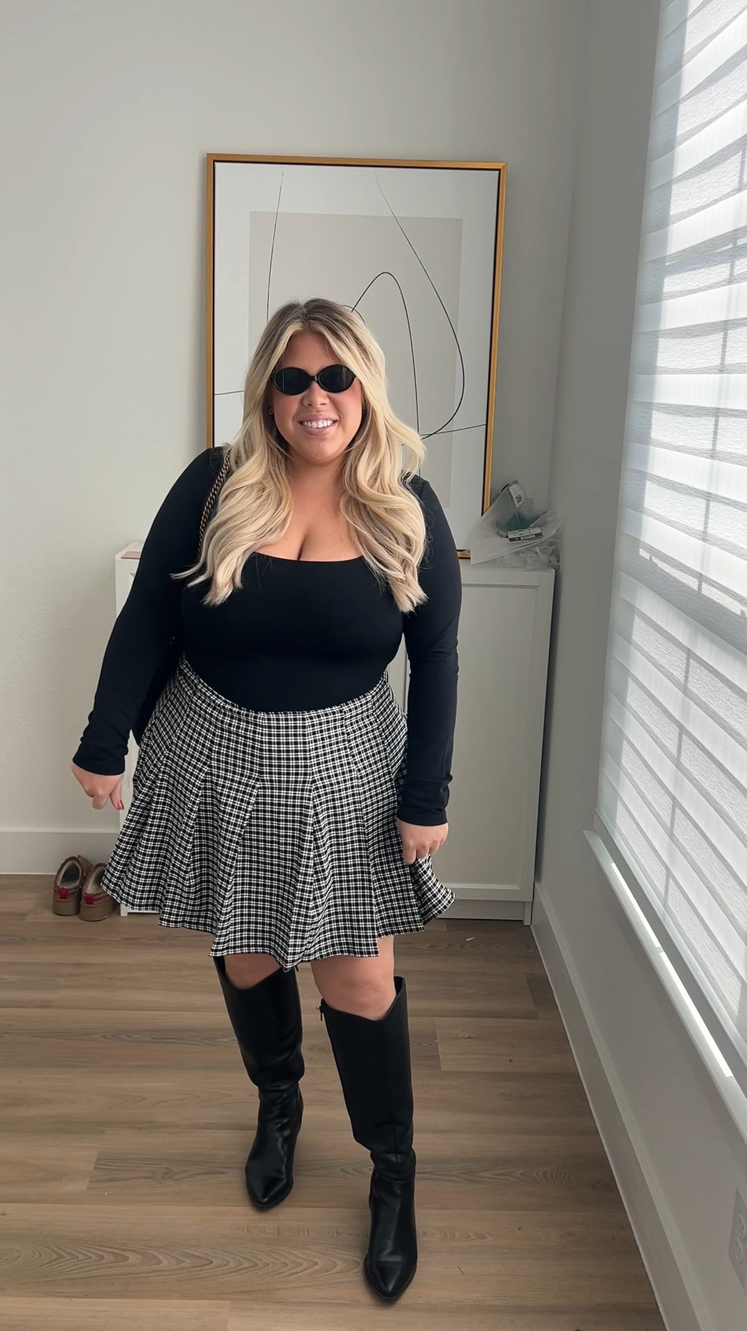 The cutest little ootd! Loving this plaid skort + these tops are so smoothing! 

Wearing a 2x in the skort and a 1x in the top! 


#LTKMidsize #LTKWorkwear #LTKStyleTip