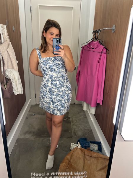 The cutest linen dress!! They only had a regular medium in store which is why I’m holding the back in this picture but it’s so adorable and comes in multiple colors/prints! 

#LTKSpringSale #LTKSeasonal #LTKfindsunder100